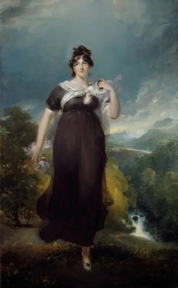 Portret van Elizabeth, markiezin van Conyngham - Thomas Lawrence