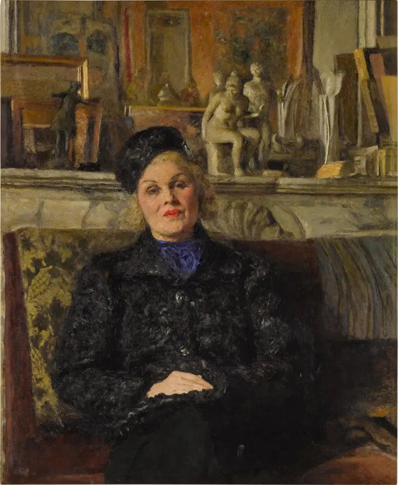 Portret van Elvira Popesco - Édouard Vuillard