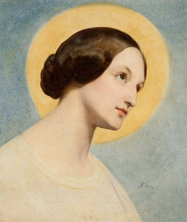 Portret van Elżbieta (Eliza) Krasińska née Branicka. - Ary Scheffer