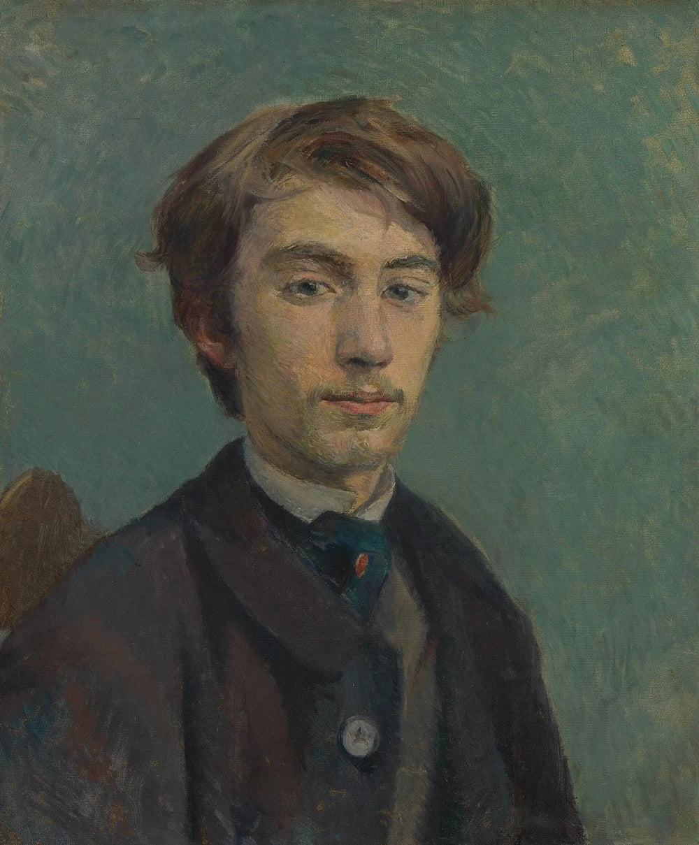 Portrait d'Émile Bernard - Henri de Toulouse-Lautrec image 1 reproduction d’œuvre d’art à l’huile