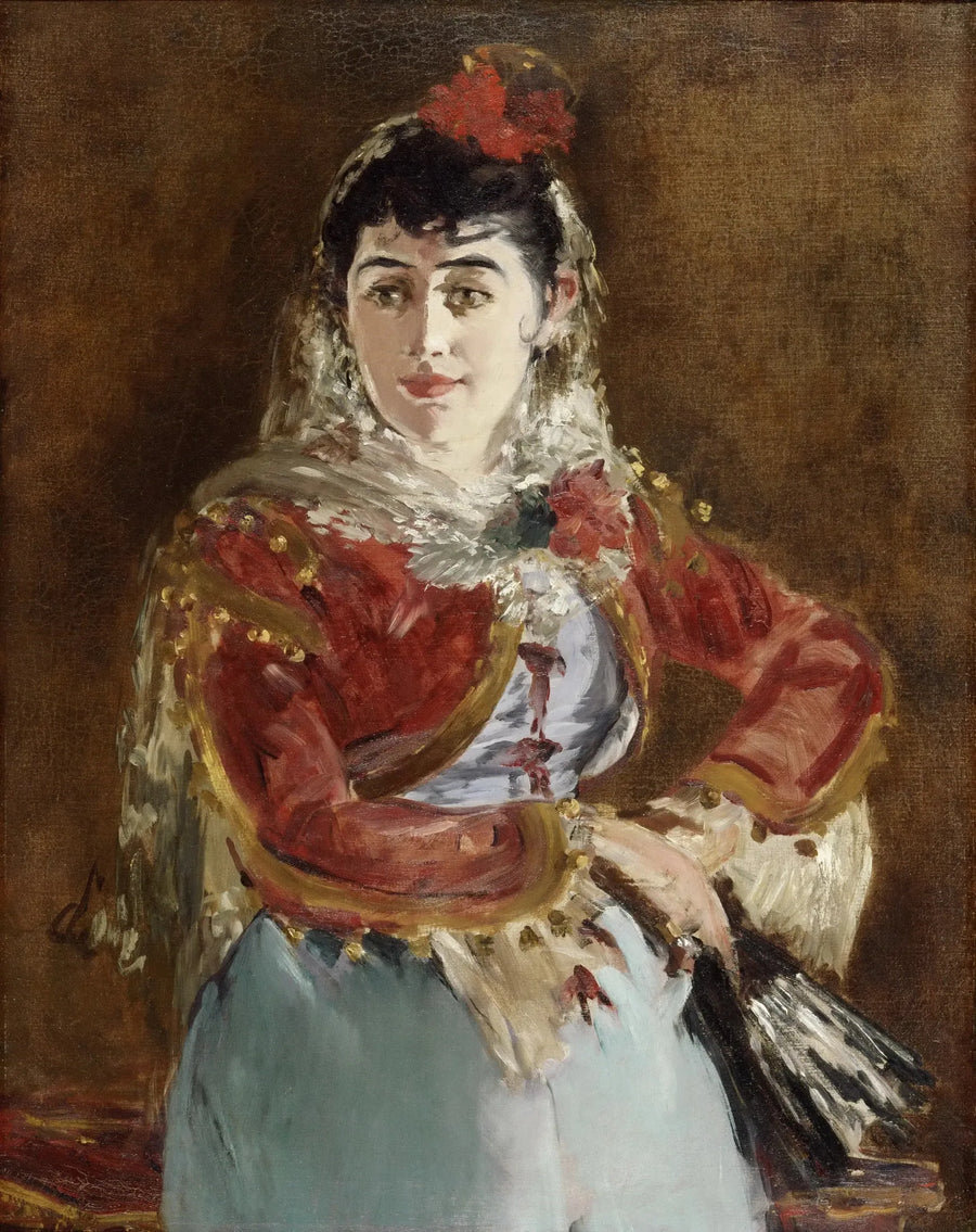 Portret van Émilie Ambre in de rol van Carmen - Édouard Manet