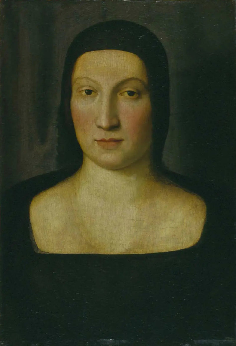 Portret van Émilie Pia de Montefeltro - Raphael Sanzio