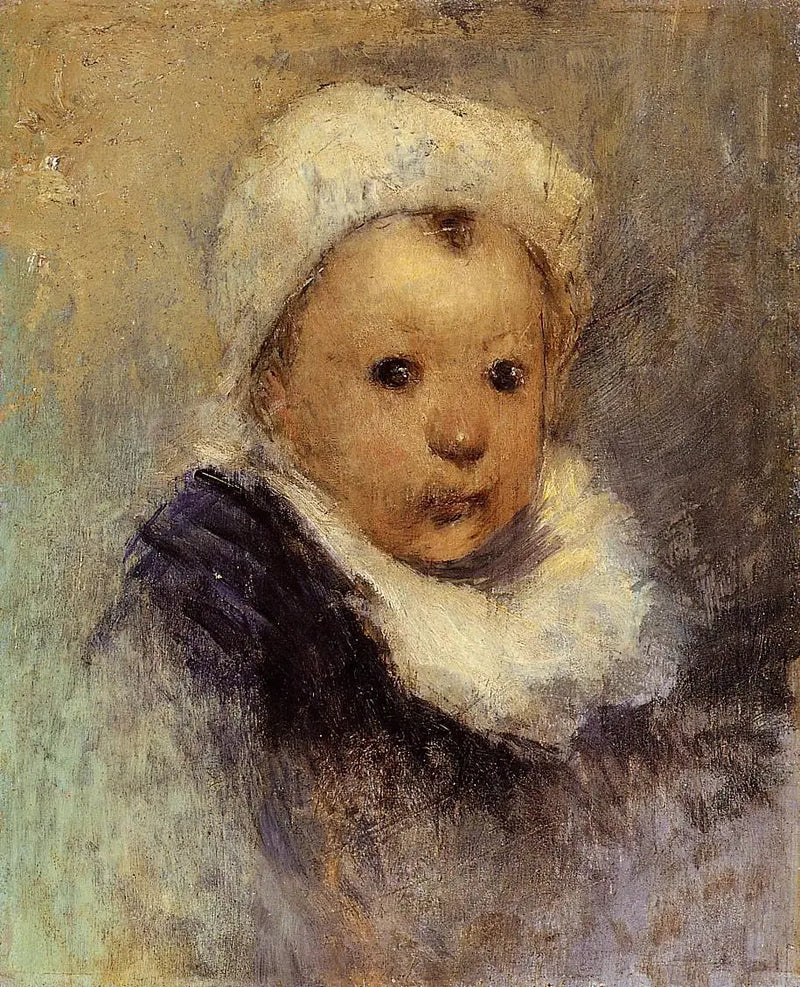 Kinderportret, misschien Aline Gauguin - Paul Gauguin