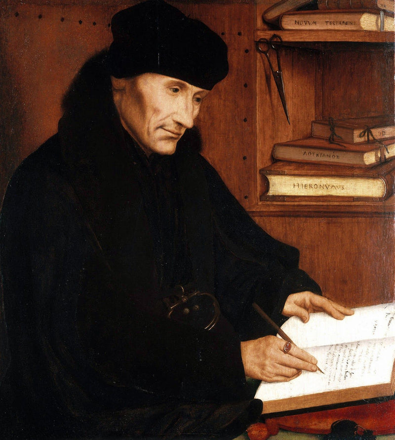 Portret van Erasmus van Rotterdam (1466–1536) - Quentin Metsys