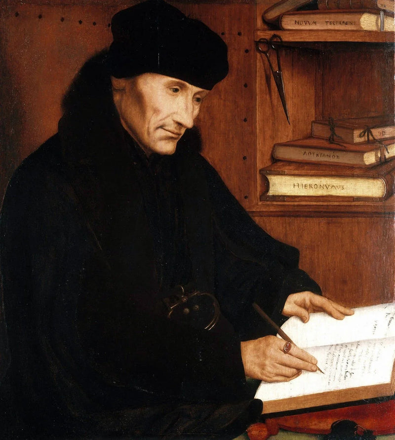 Portret van Erasmus van Rotterdam (1466–1536) - Quentin Metsys