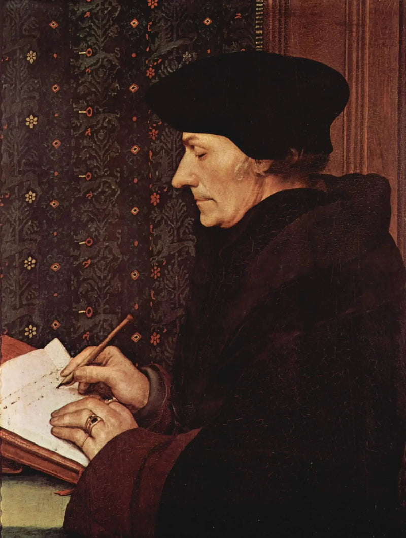 Portret van Erasmus schrijvend - Hans Holbein de Jonge

Source:
Portrait d'Érasme écrivant - Hans Holbein le Jeune