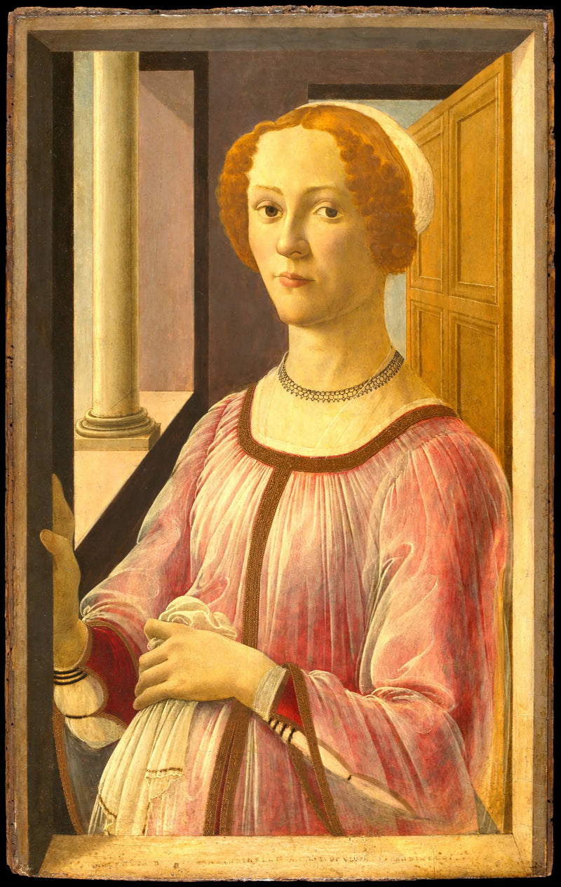 Portret van Esmeralda Brandini - Sandro Botticelli
