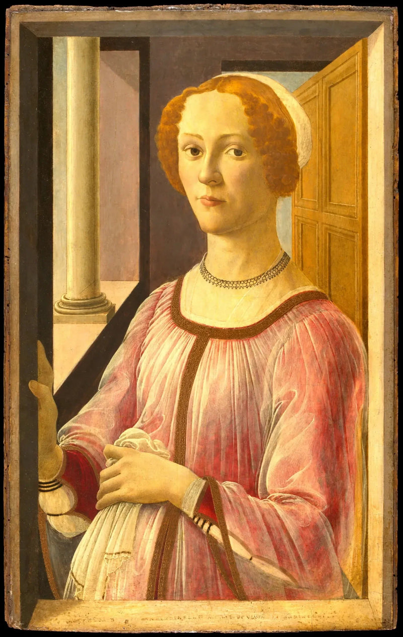 Portret van Esmeralda Brandini - Sandro Botticelli