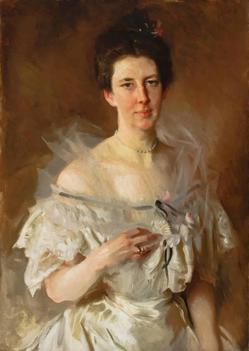 Portret van Esther Fiske Hammond, mevrouw Gardiner Greene Hammond - John Singer Sargent