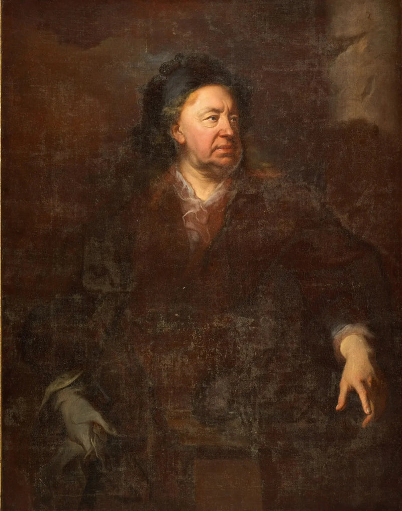 Portret van Everhard Jabach - Hyacinthe Rigaud