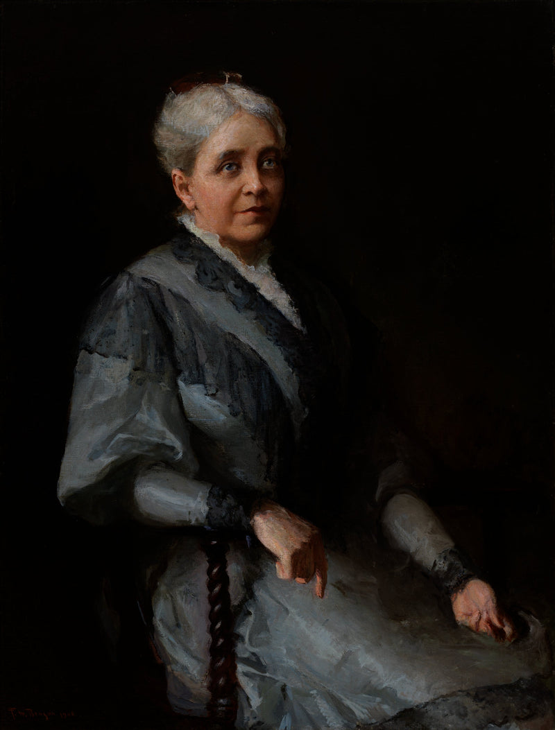 Portret van Helen Adelia Rowe Metcalf - Frank Weston Benson