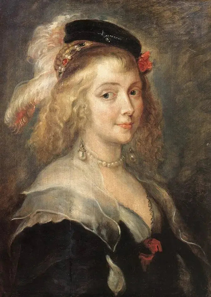 Portret van Hélène Fourment - Peter Paul Rubens