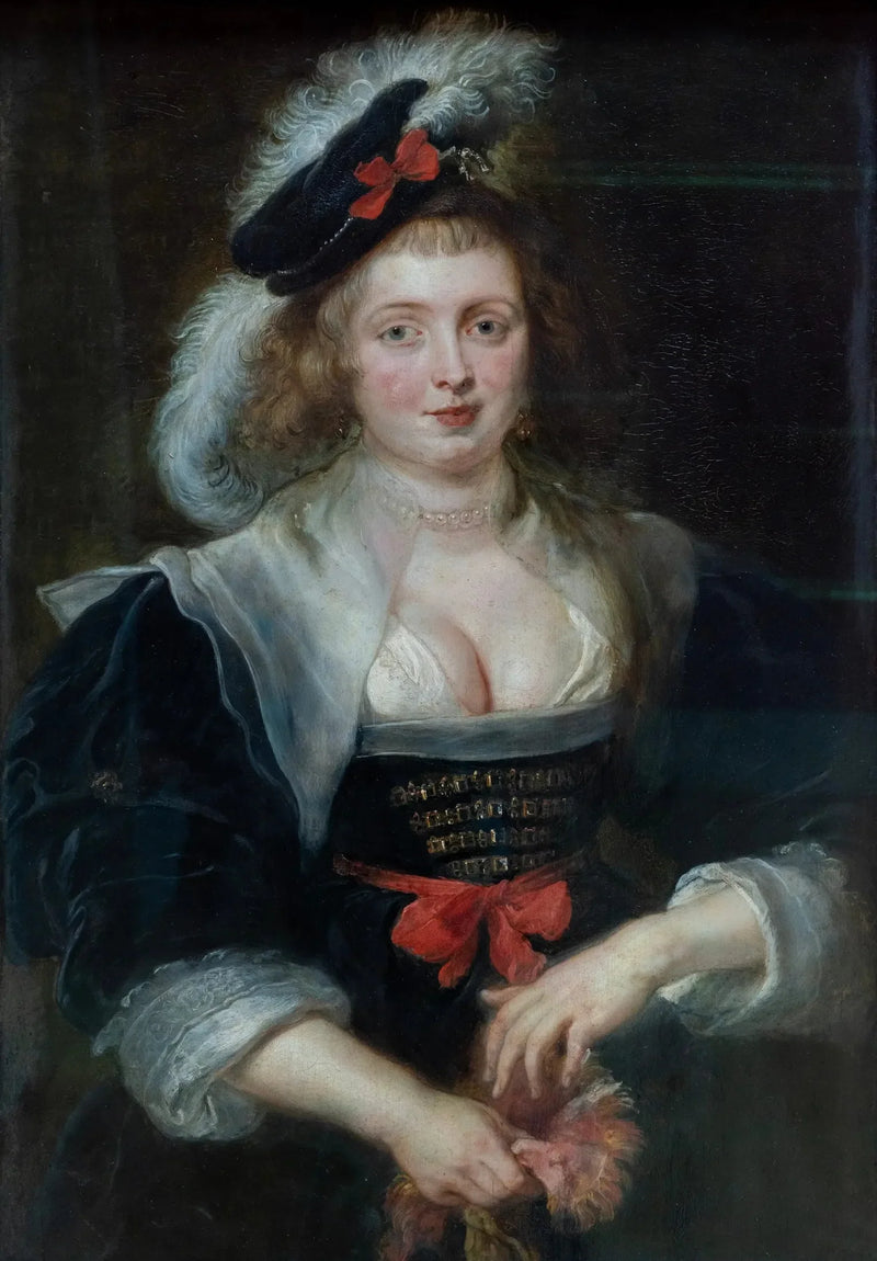 Portret van Hélène Fourment - Peter Paul Rubens