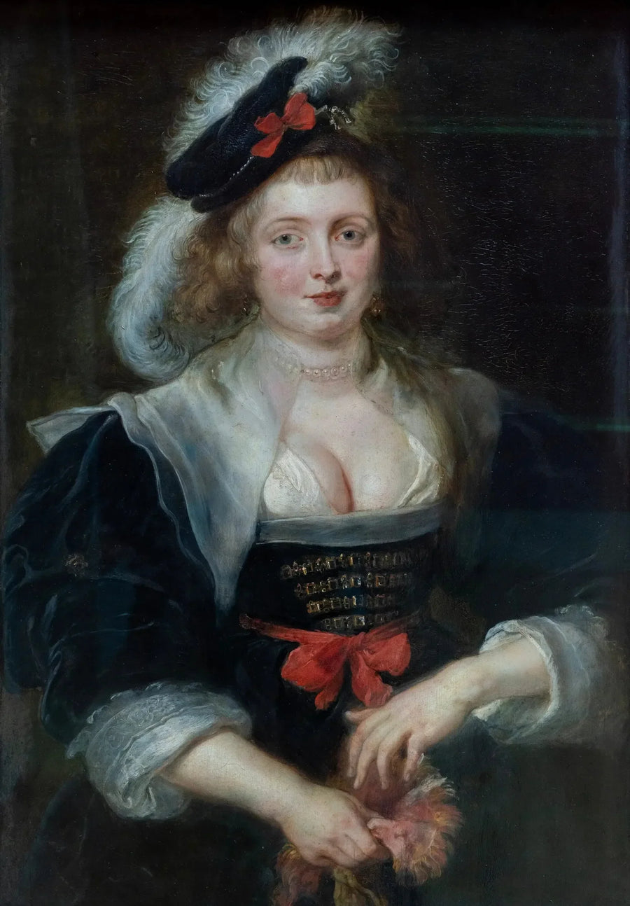 Portret van Hélène Fourment - Peter Paul Rubens