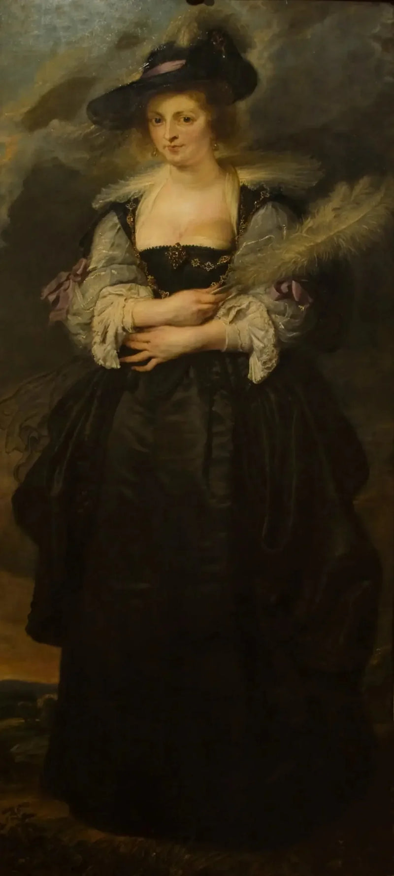 Portret van Hélène Fourment - Peter Paul Rubens