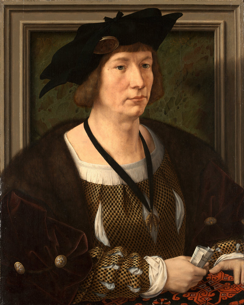 Portret van Hendrik III, graaf van Nassau-Breda - Jan Gossaert