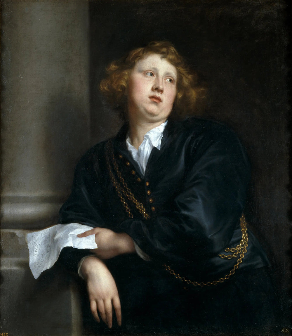 Portrait d'Hendrik Liberti - Antoine van Dyck image 1 copie peinte à la main à l’huile