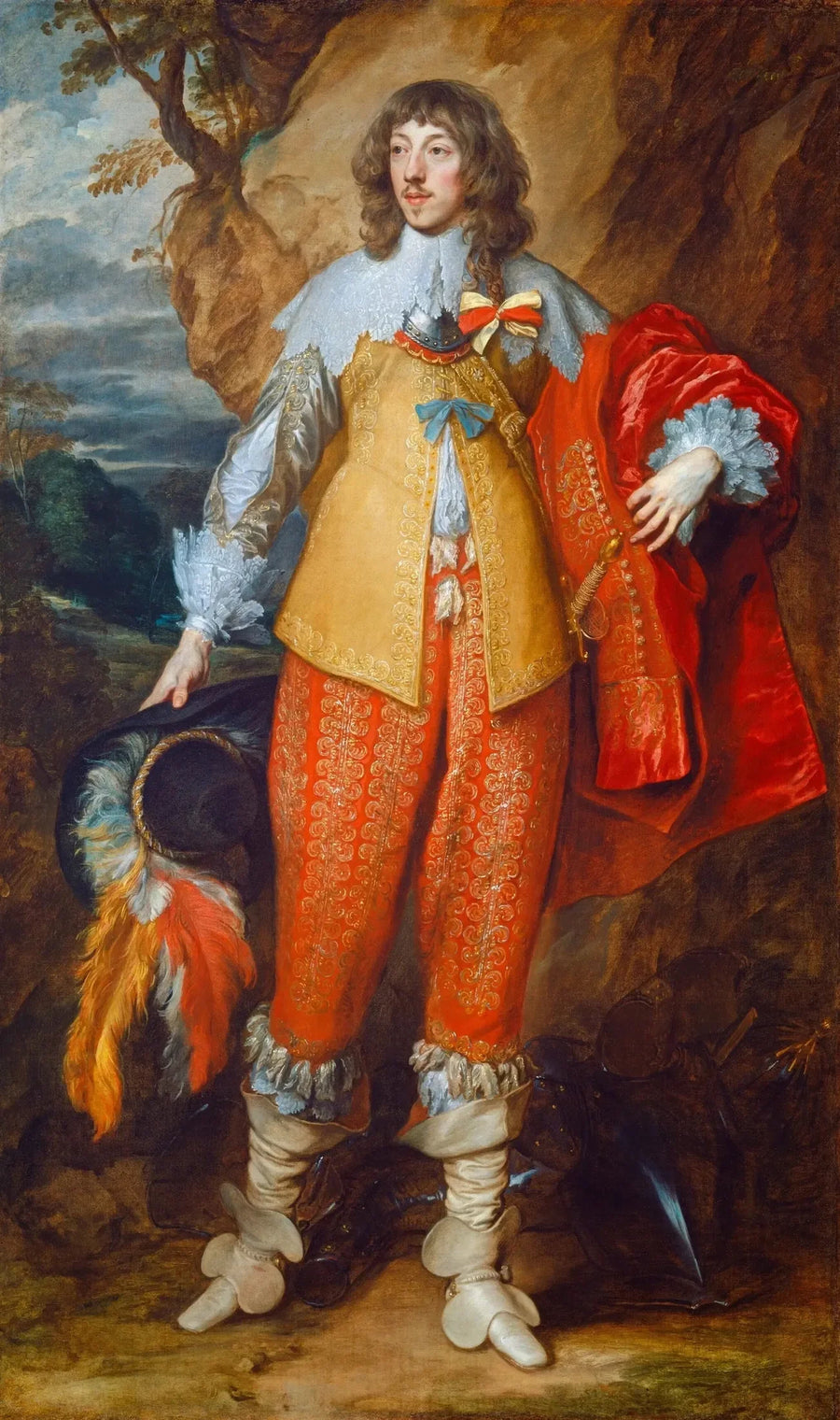 Portret van Hendrik II van Lorraine - Antoine van Dyck

Source:
Portrait d'Henri II de Lorraine - Antoine van Dyck