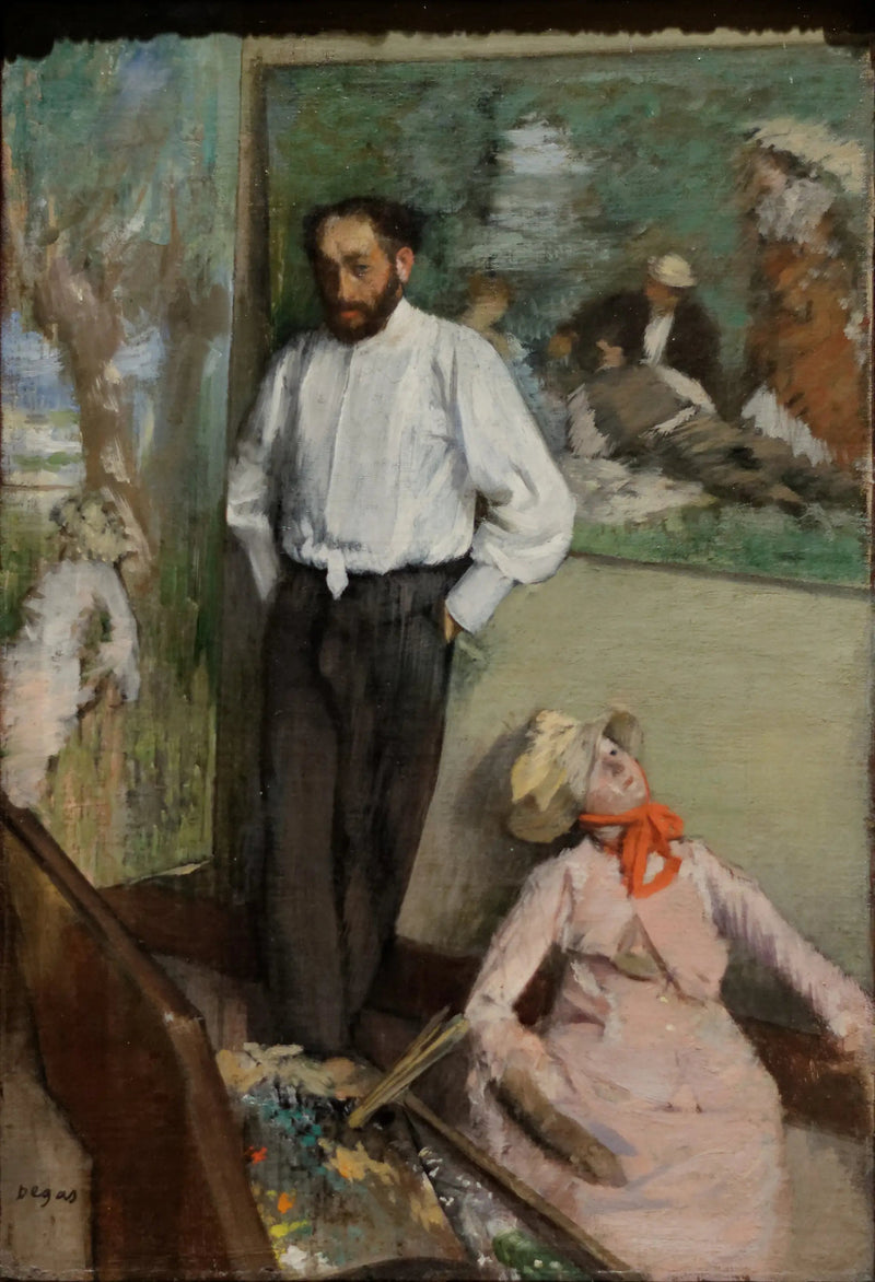Portret van Henri Michel-Lévy - Edgar Degas