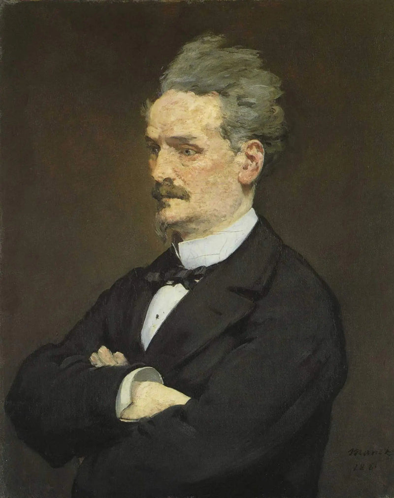 Portret van Henri Rochefort - Édouard Manet