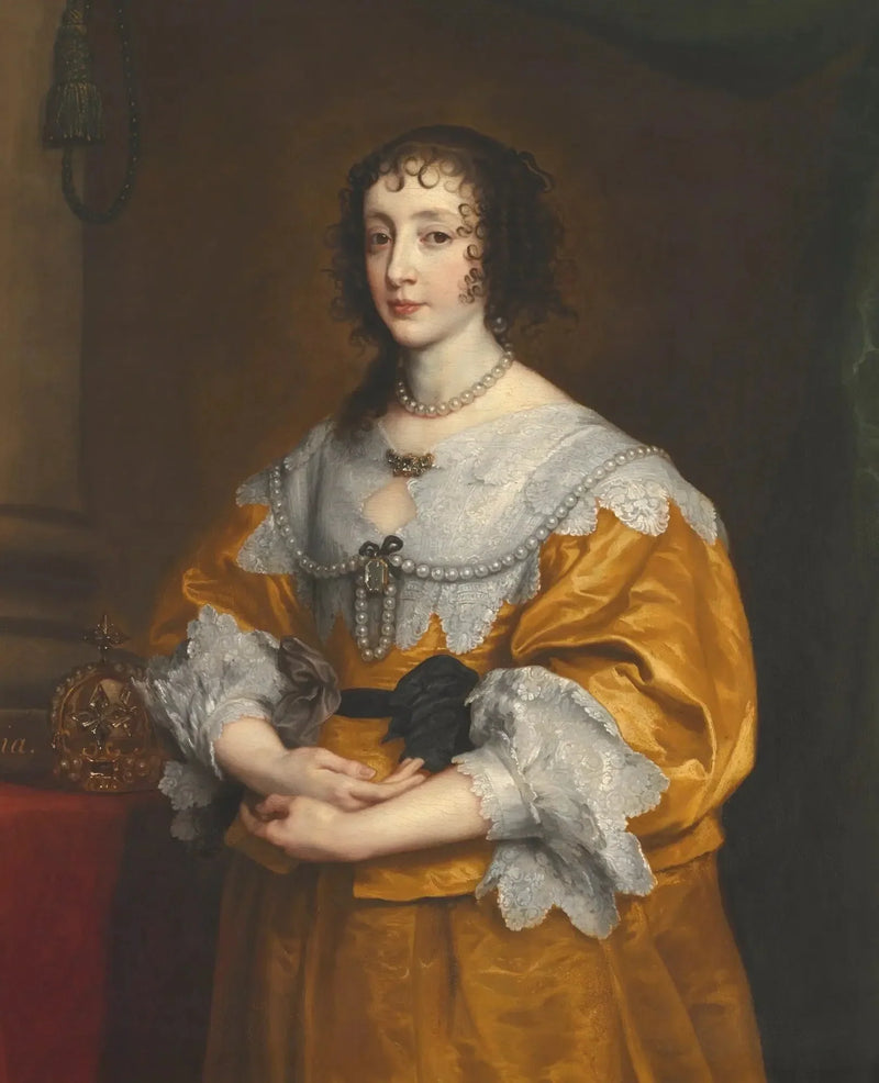 Portret van Henriëtte-Marie van Frankrijk, koningin van Engeland, Schotland en Ierland

Source:
Portrait d'Henriette-Marie de France, reine d'Angleterre, d'Écosse et d'Irlande - Antoine van Dyck