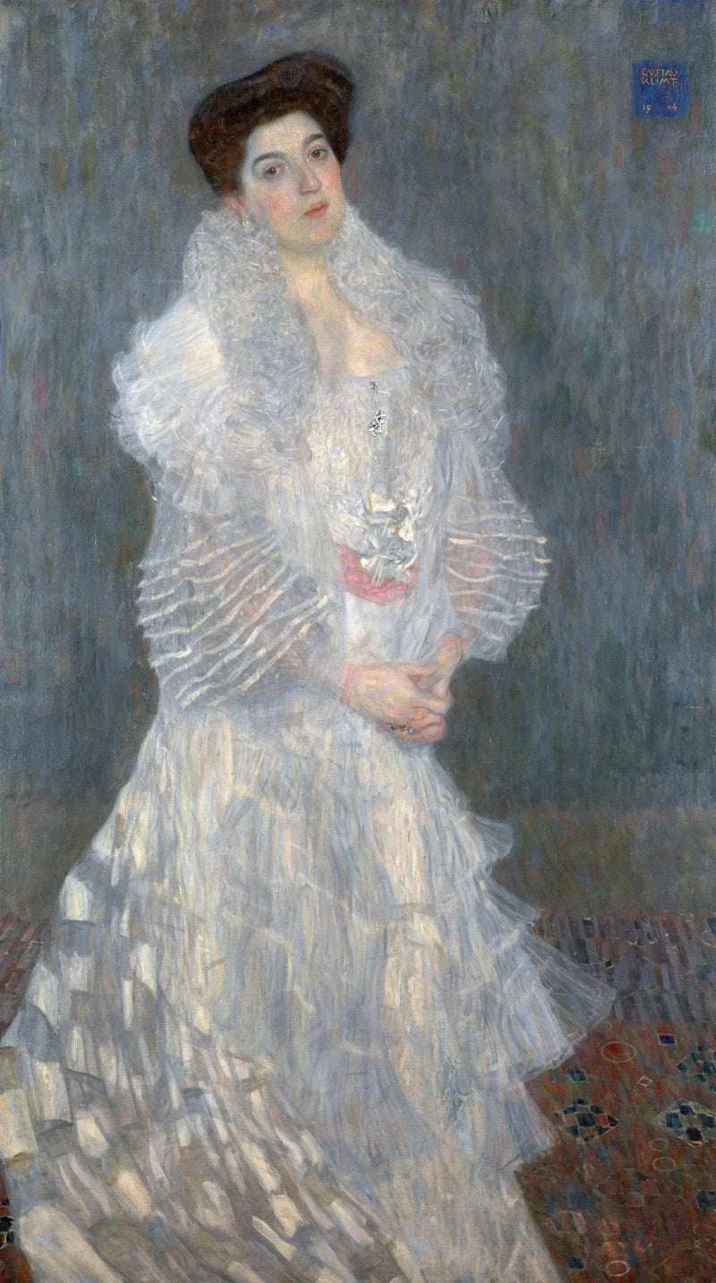 Portret van Hermine Gallia - Gustav Klimt