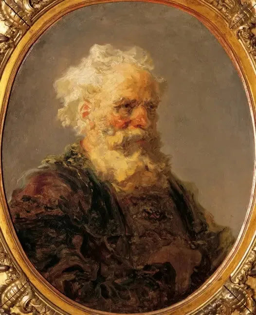 Portret van een oude man - Jean-Honoré Fragonard