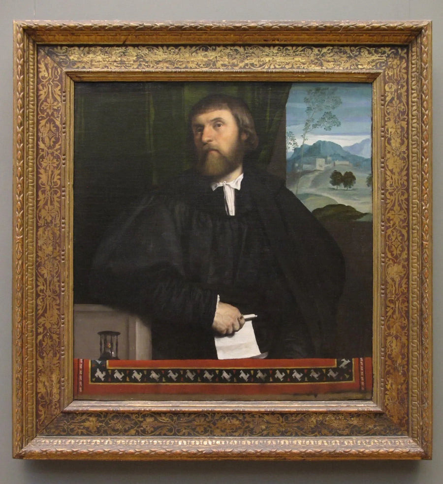 Portret van een man - Alessandro Bonvicino