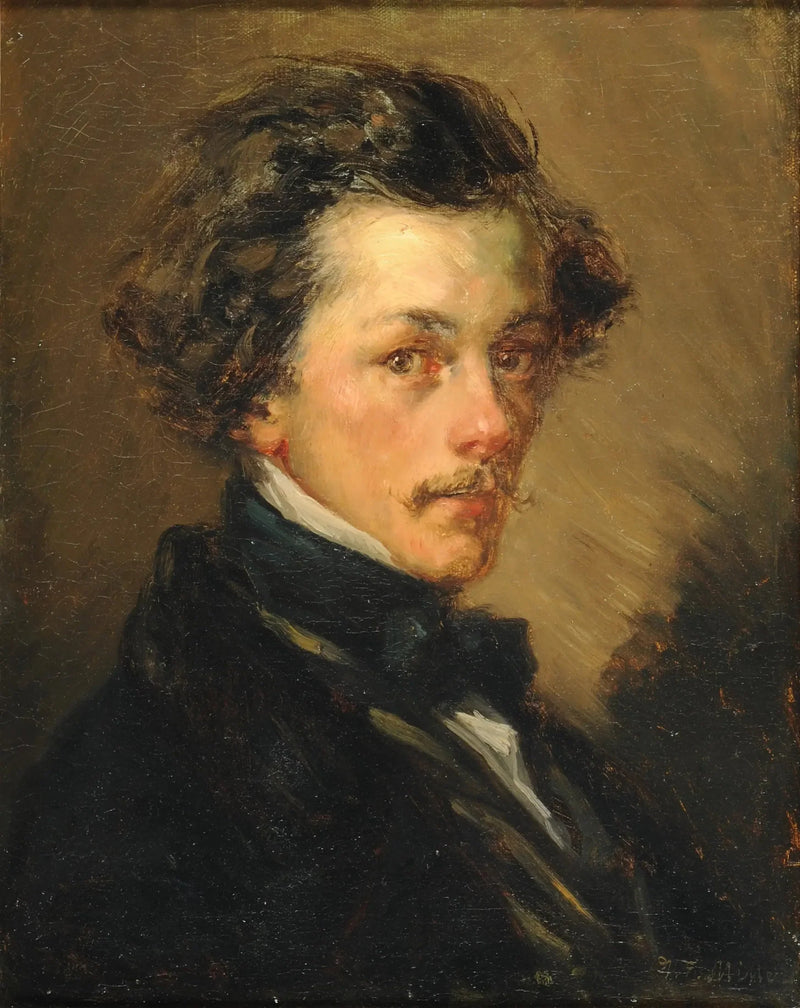 Portret van een anonieme man - Jean-François Millet