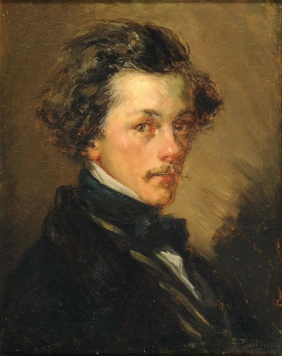 Portret van een anonieme man - Jean-François Millet