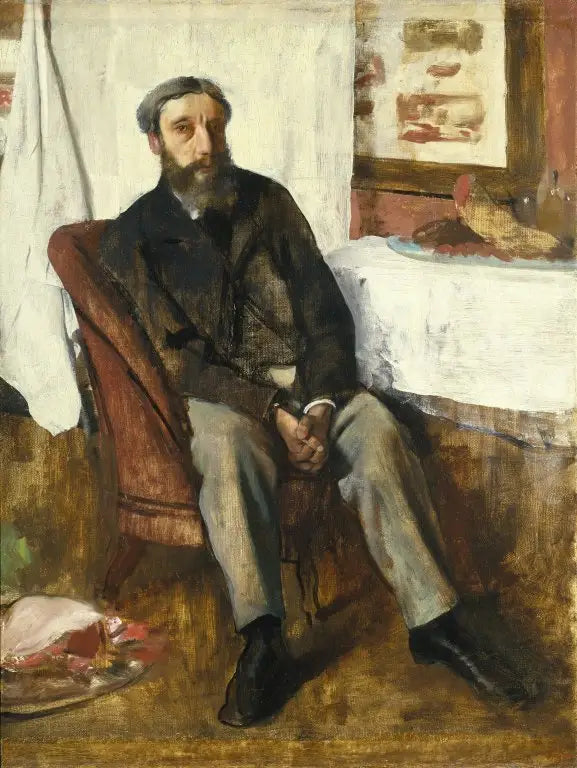Portret van een man - Edgar Degas