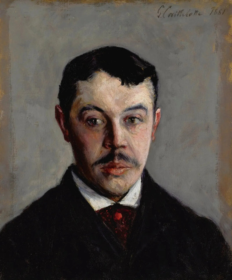 Portret van een man - Gustave Caillebotte