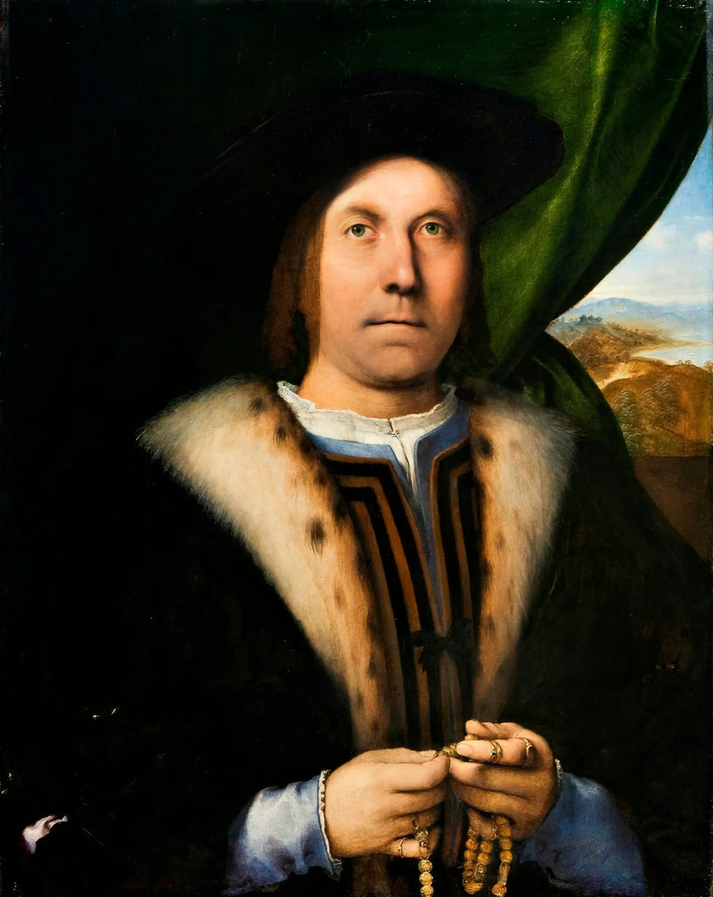 Portret van een man - Lorenzo Lotto