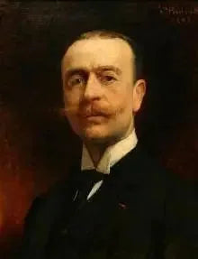 Portret van Hugues Krafft - Léon Bonnat