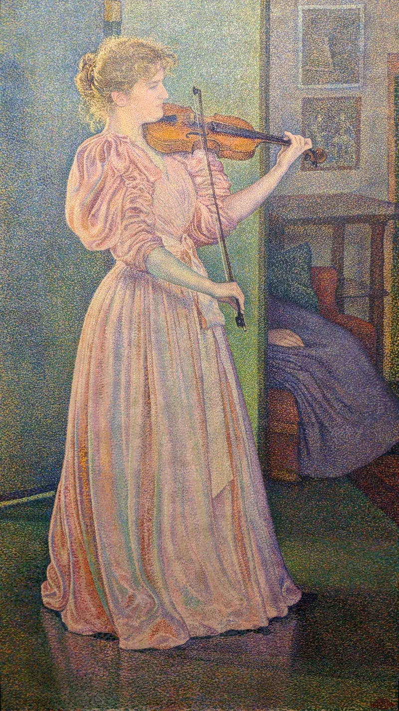 Portret van Irma Sèthe - Théo van Rysselberghe