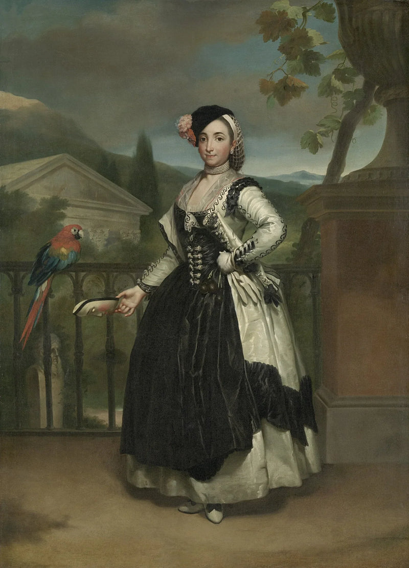Portret van Isabel Parreño y Arce, Marquesa de Llano - Anton Raphael Mengs