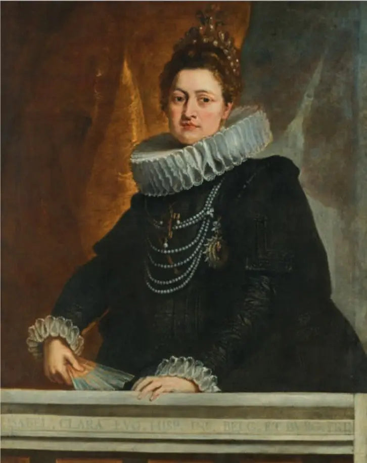 Portret van Isabella Clara Eugenia - Peter Paul Rubens