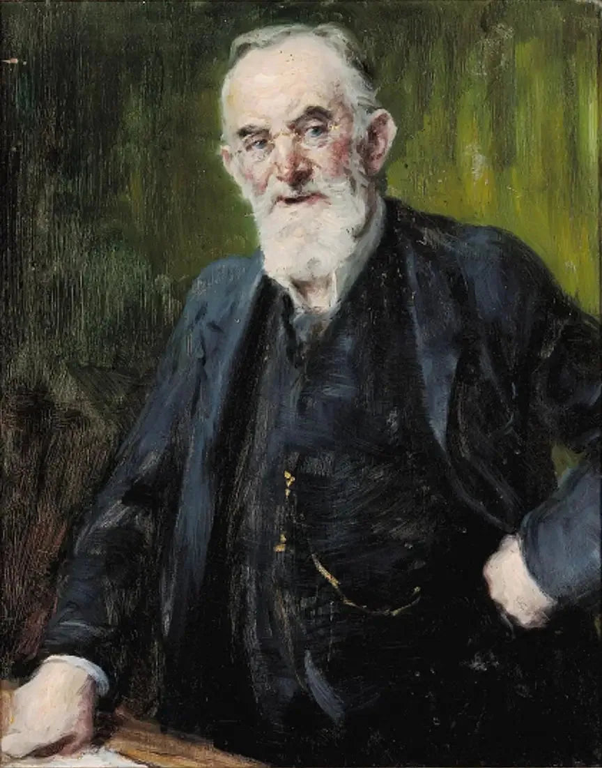 Portret van Octavius Hansen. - Peder Severin Krøyer