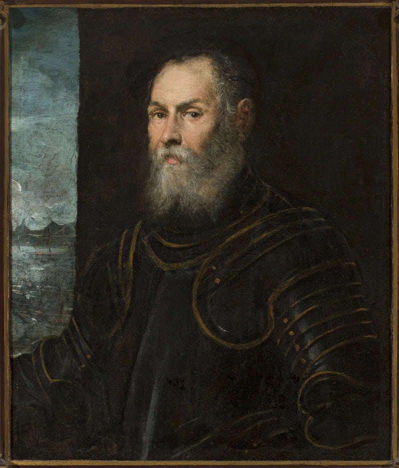 Portret van een Venetiaanse admiraal - Jacopo Tintoretto