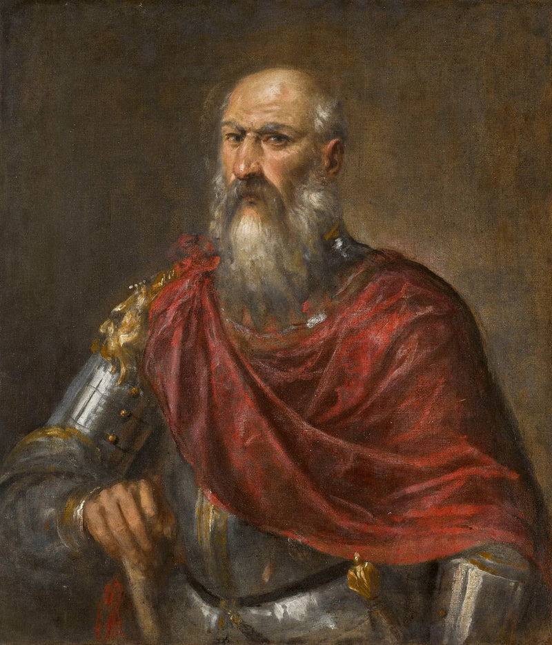 Portret van een Venetiaanse admiraal, waarschijnlijk Francesco Duodo - Titian