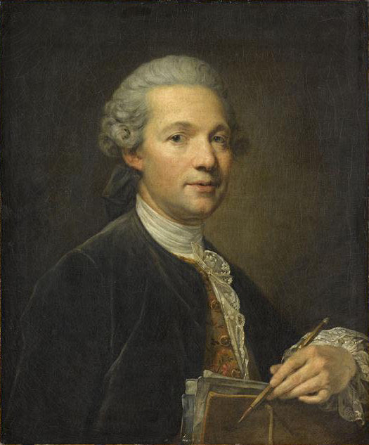 Portret van een kunstenaar - Jean-Baptiste Greuze