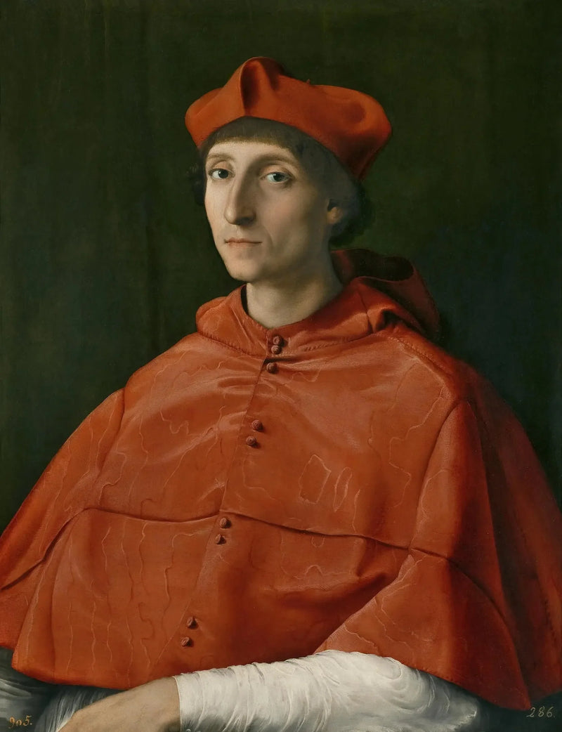 Portret van een kardinaal - Raphael Sanzio