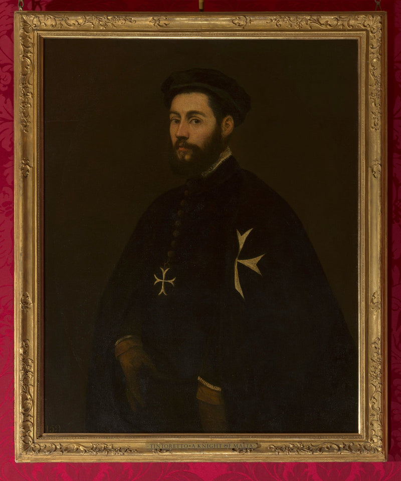 Portret van een ridder van Malta - Jacopo Tintoretto