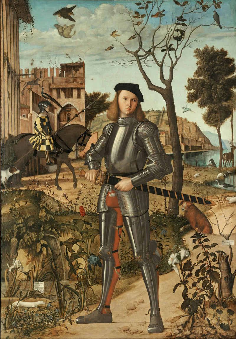 Portret van een ridder - Vittore Carpaccio