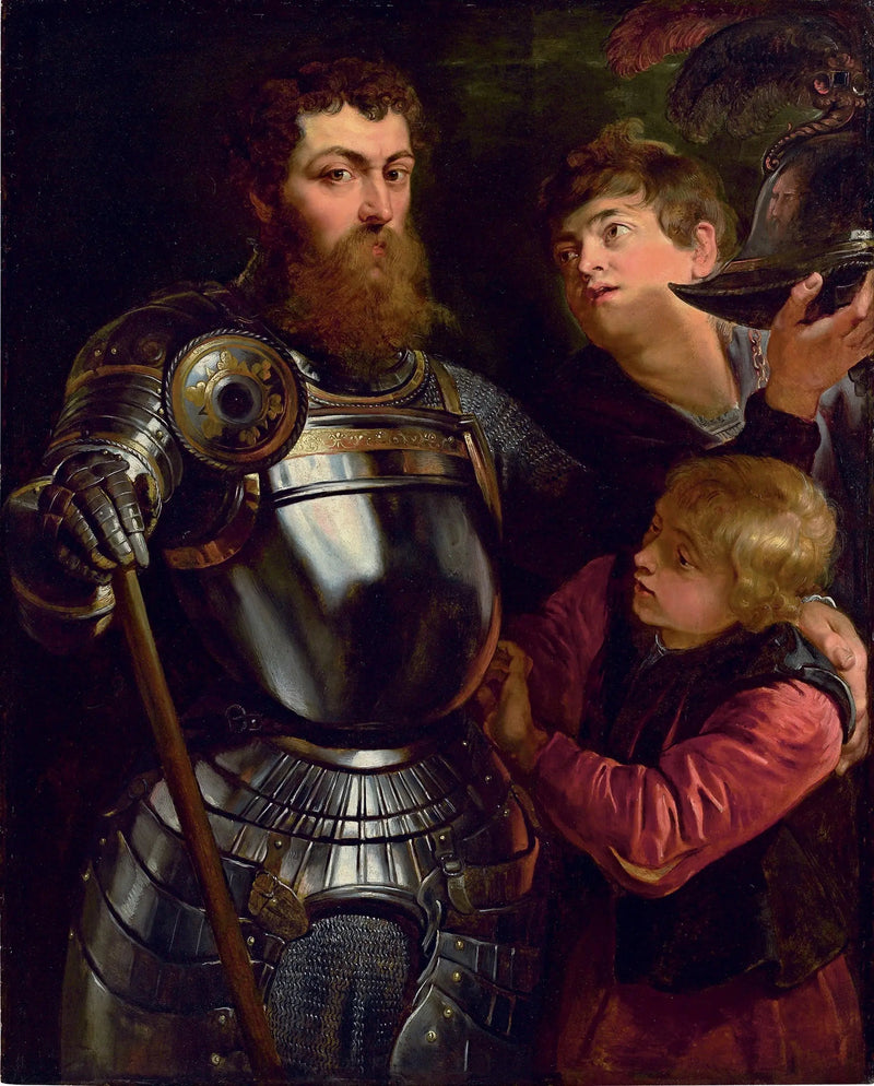 Portret van een commandant - Peter Paul Rubens