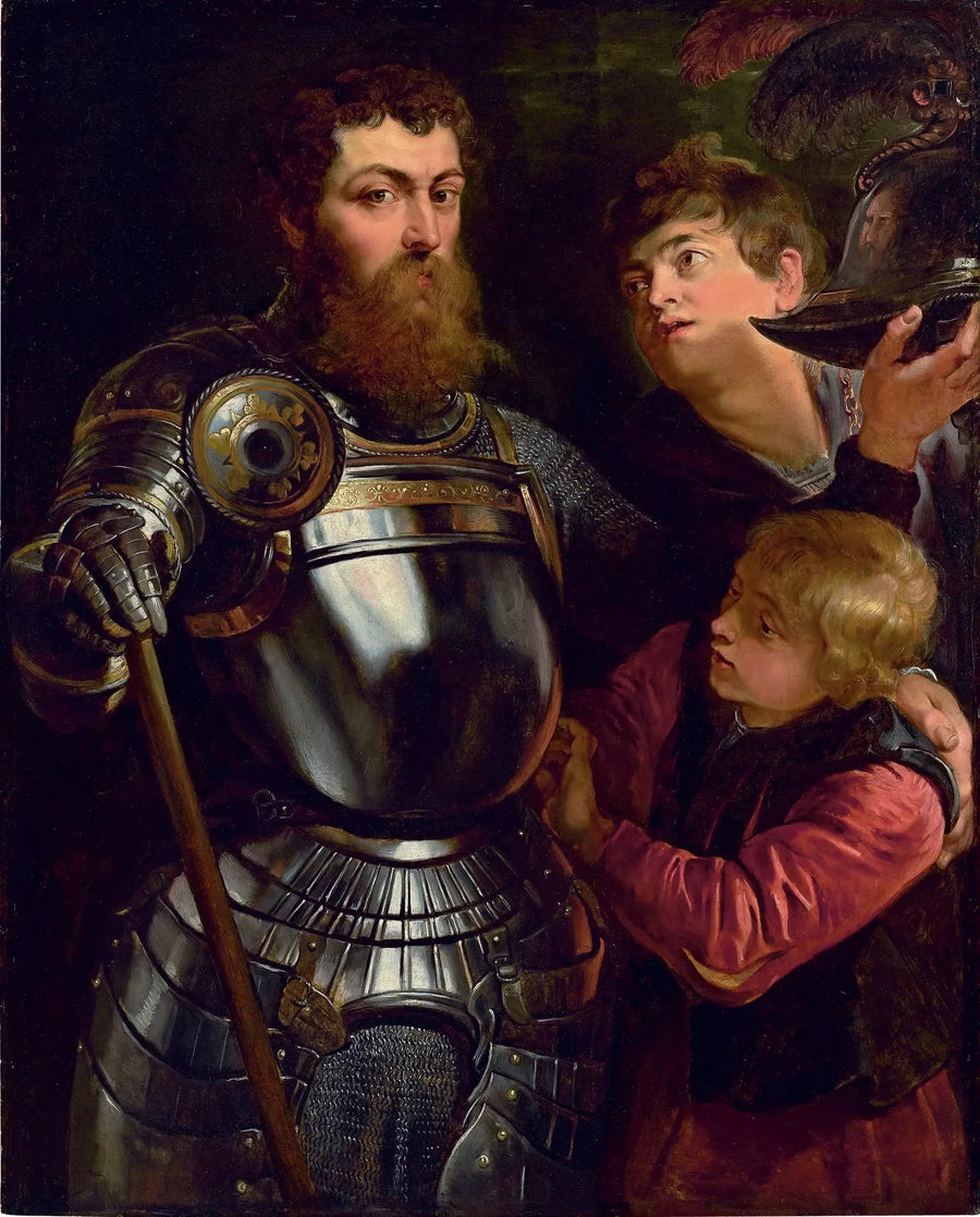 Portret van een commandant - Peter Paul Rubens