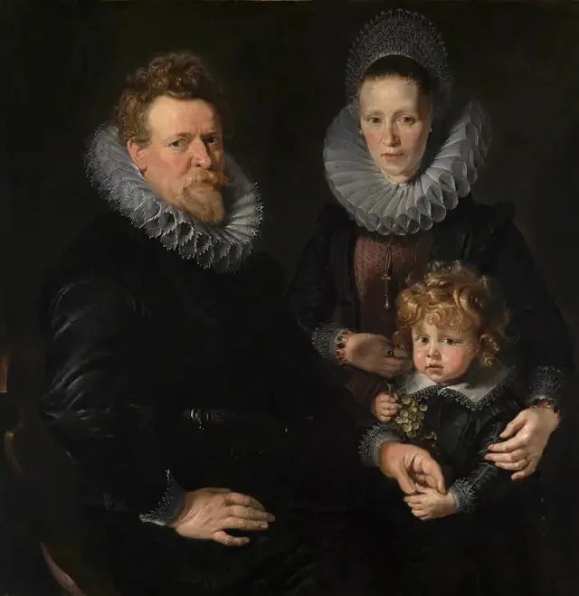 Portret van een getrouwd stel met een kind - Peter Paul Rubens