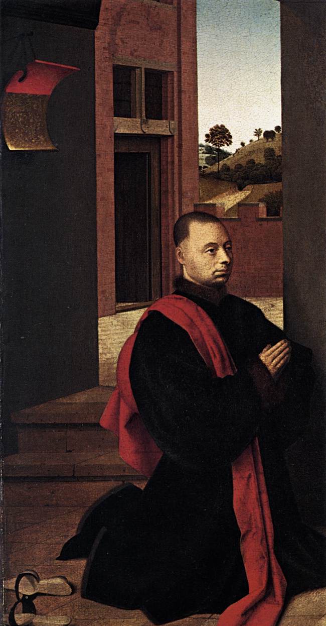 Portret van een schenker - Petrus Christus