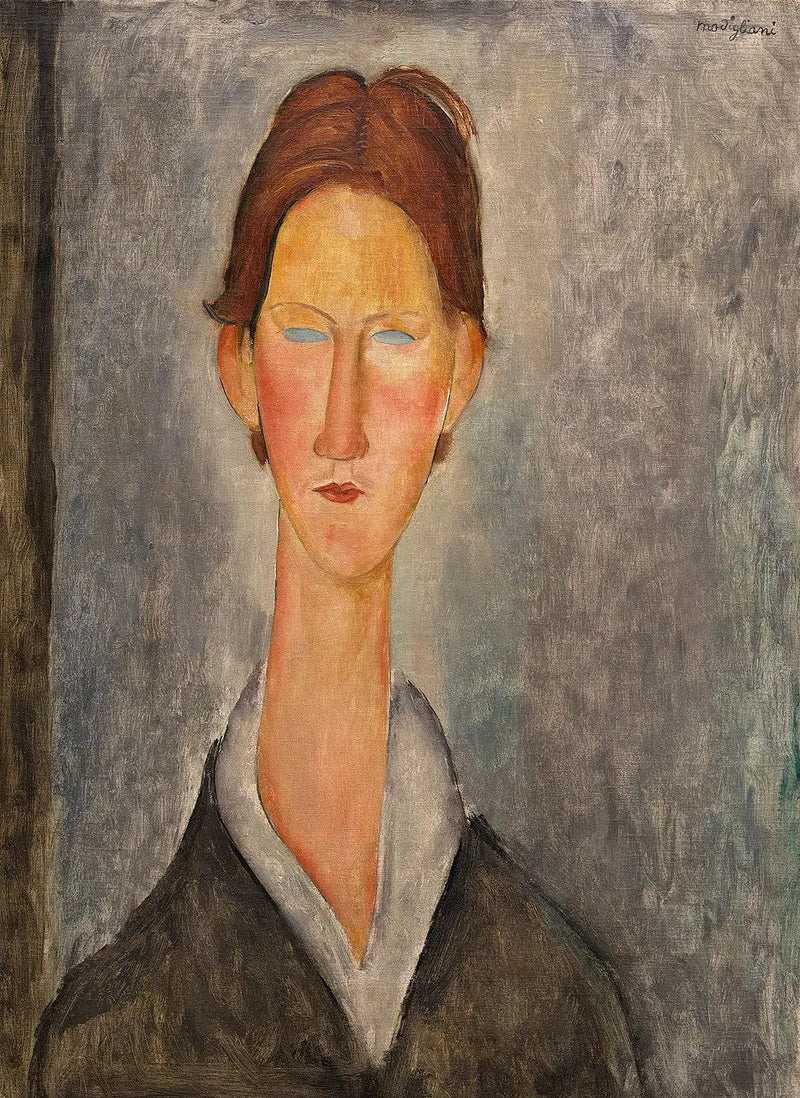 Portret van een student (De Student) - Amedeo Modigliani