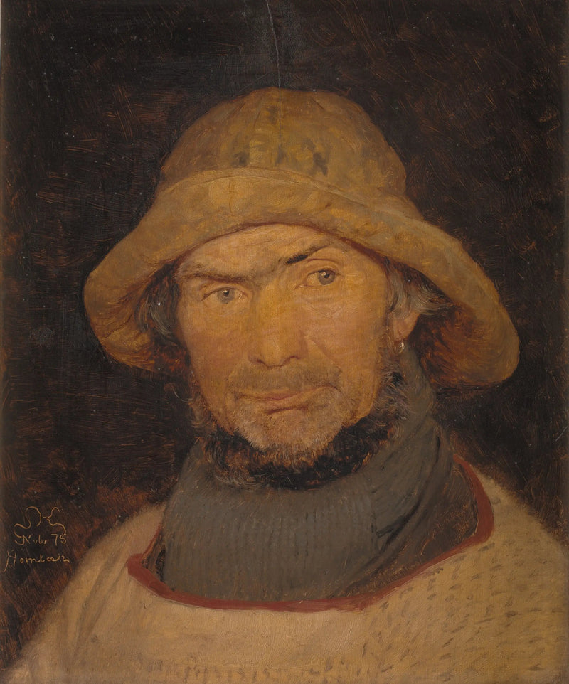Portret van een visser uit Hornbæk - Peder Severin Krøyer